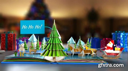 Videohive Christmas Pop-Up Book 2 19052418