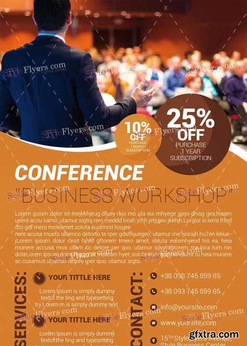 Conference V6 PSD Flyer Template