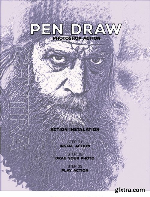 GraphicRiver - Pen Draw Master - Photoshop Action #45 19042490