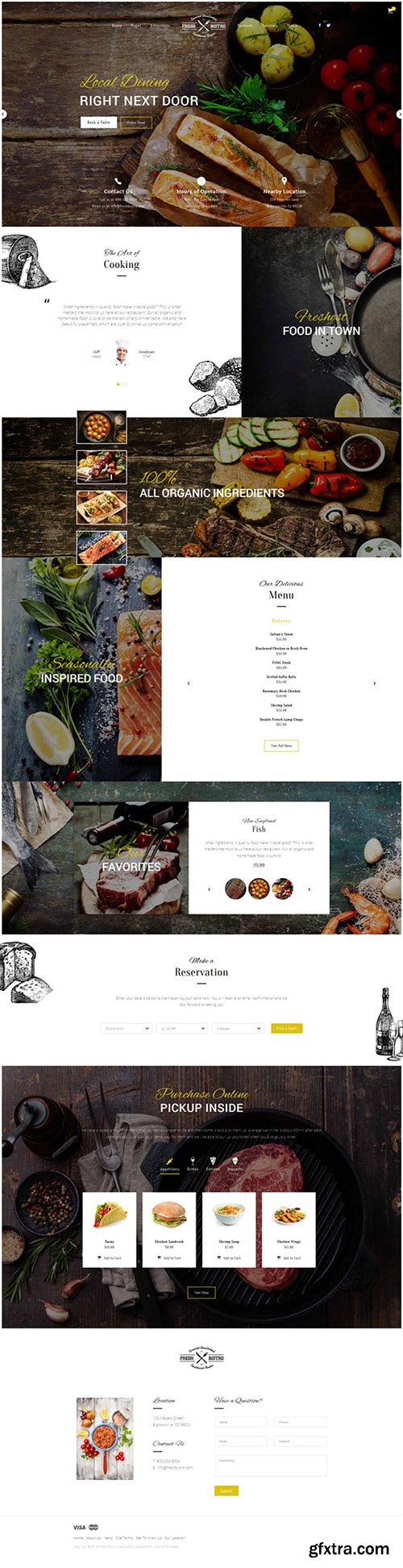 Shape5 - Fresh Bistro v2.0 - WordPress Club Theme