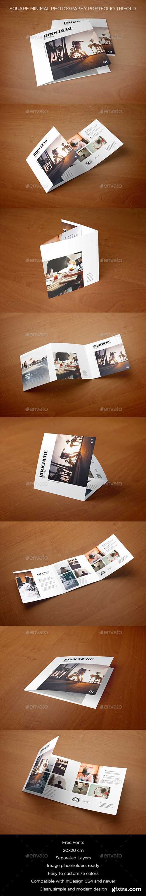 GR - Square Minimal Photography Portfolio Trifold 17285402