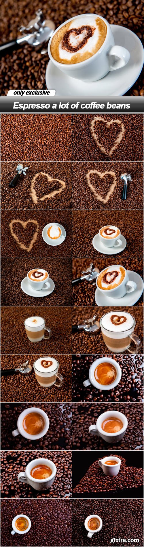 Espresso a lot of coffee beans - 18 UHQ JPEG