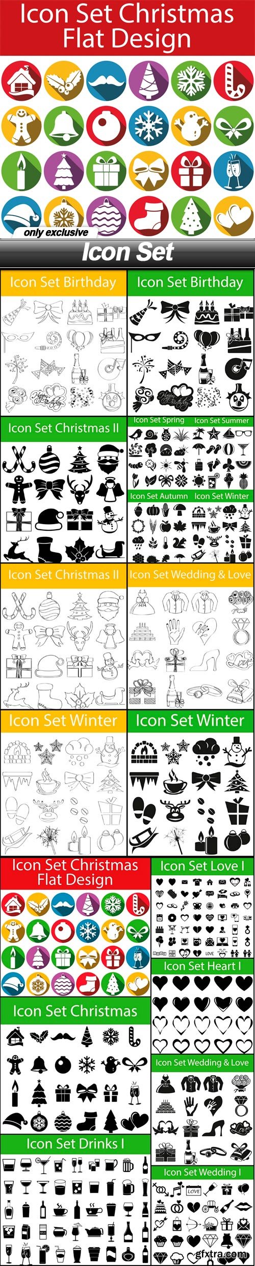 Icon Set - 15 EPS