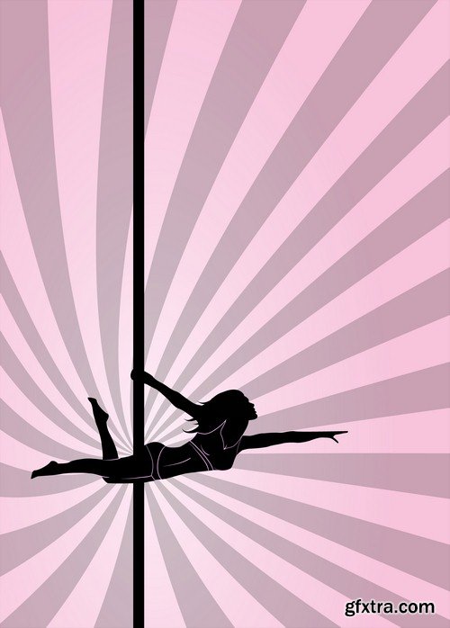 Poledance backgrounds - 5 UHQ JPEG