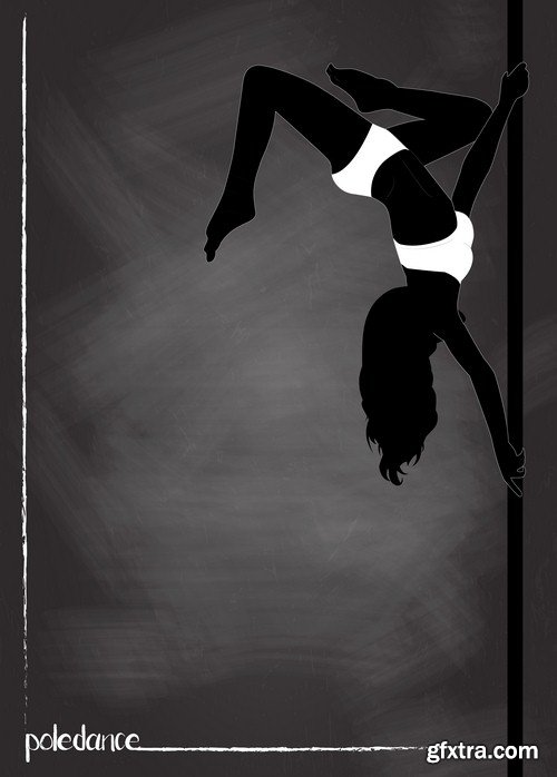 Poledance backgrounds - 5 UHQ JPEG