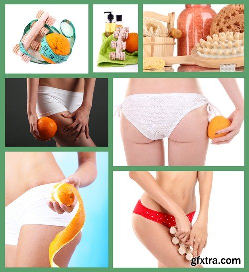 Collage against cellulite - 5 UHQ JPEG