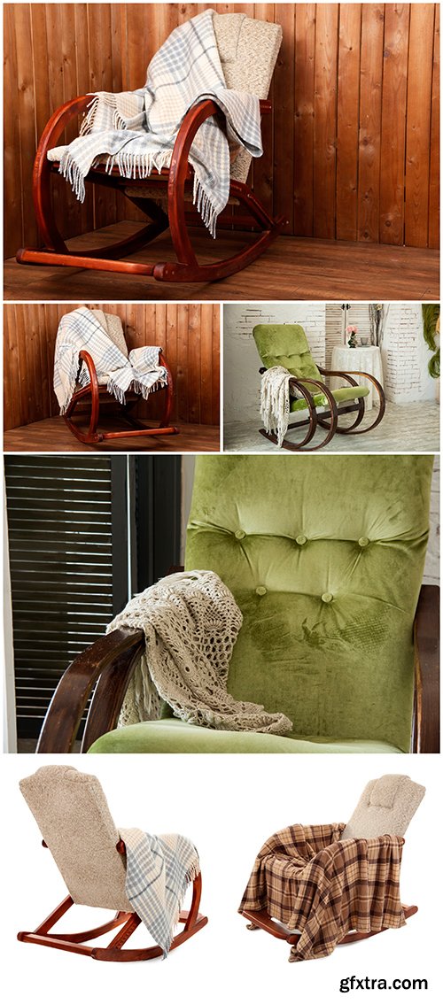 Rocking chair covered with wrap - 6UHQ JPEG