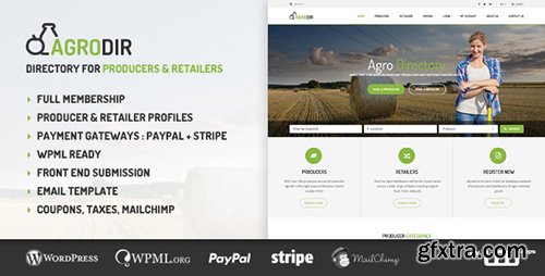 ThemeForest - Agrodir v1.0.5 - Directory for Producers & Retailers - 17273490