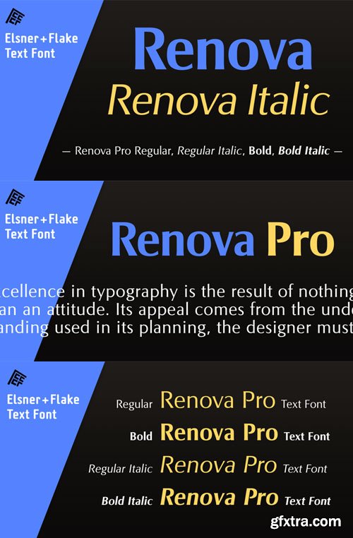 Renova Pro Font Family $149