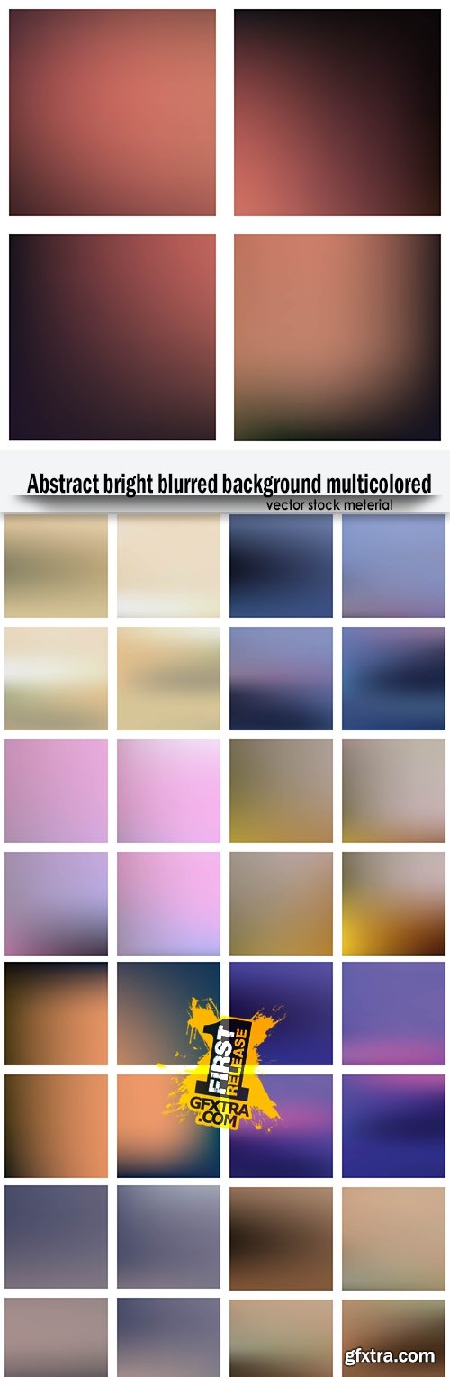 Abstract bright blurred background multicolored