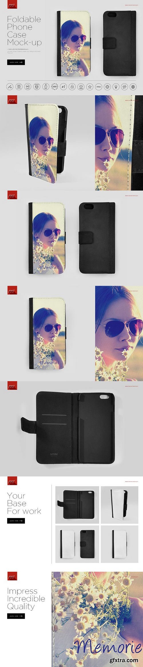 CM - Foldable Phone Case Mock-up 1062934