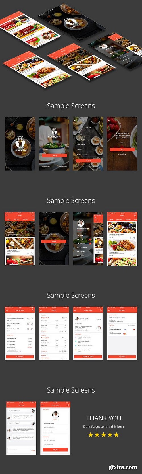 CM - Food App UI Kit 1064633