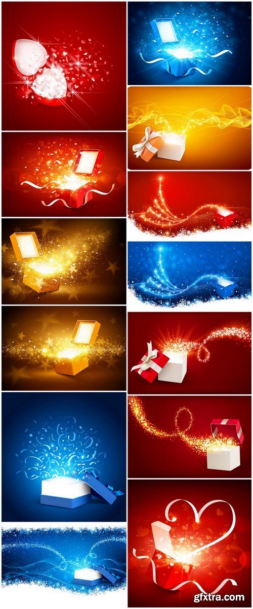 Gift Box - 13 EPS Vector Stock