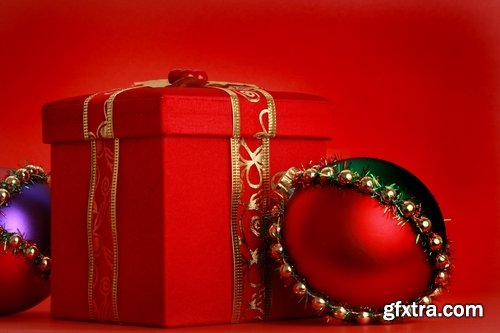 Collection of Christmas decoration design Christmas gift box bow ribbon wrapping 25 HQ Jpeg