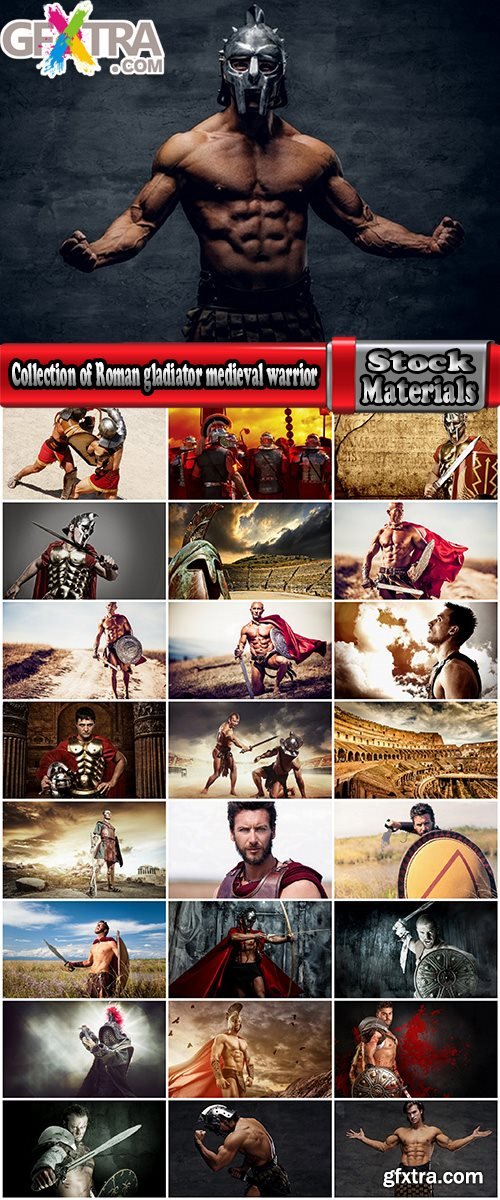 Collection of Roman gladiator medieval warrior a Spartan armor sword shield 25 HQ Jpeg