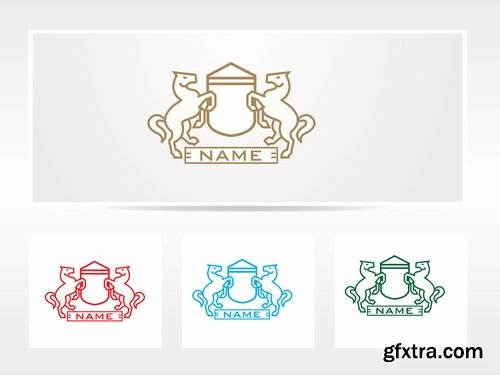 Collection logo icon web design element site 29-25 EPS