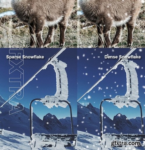 GraphicRiver - Animated Snow Photoshop Add-on 19047945