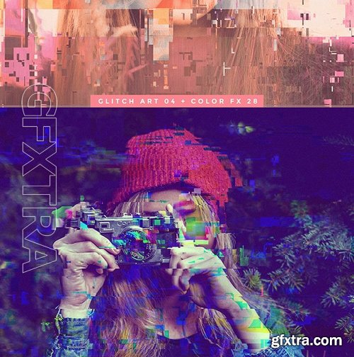 GraphicRiver - Glitch Art Photoshop Action 19032075