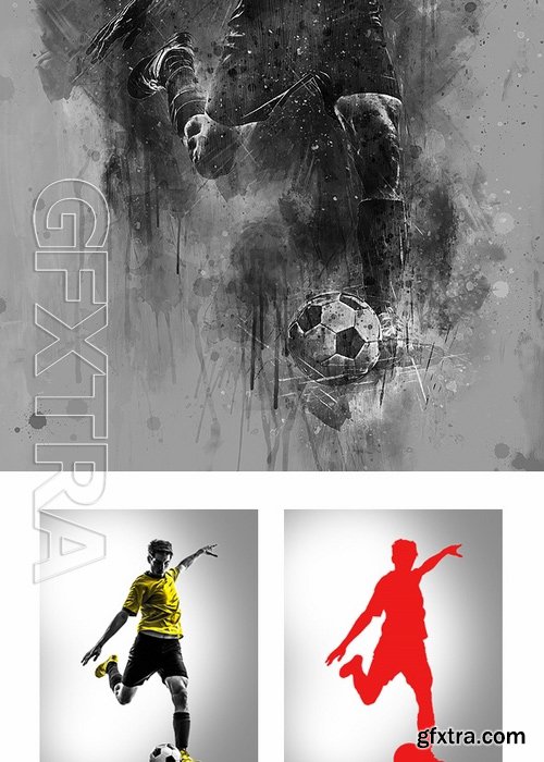 GraphicRiver - Pencileen Photoshop Action - Painting Effect 19046324