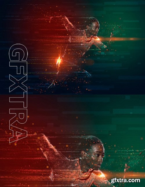 GraphicRiver - Pixel Stream Photoshop Action 1907828