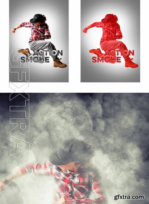 GraphicRiver - Smoke Photoshop Action 19053471