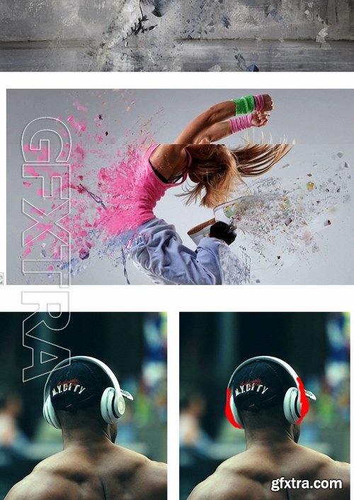 GraphicRiver - Gif Animated Shatter Photoshop Action 18381871