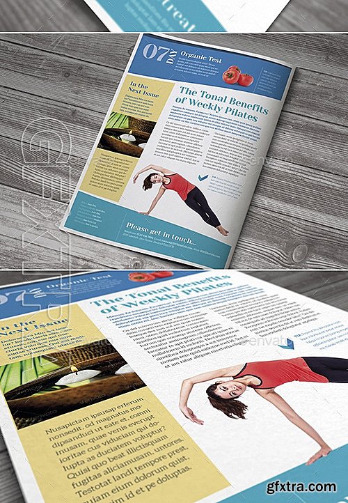 GraphicRiver - 4 Page A4 and US Letter Health Lifestyle Newslette 10544675