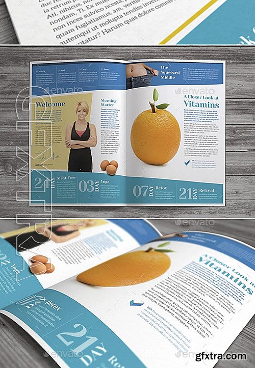 GraphicRiver - 4 Page A4 and US Letter Health Lifestyle Newslette 10544675