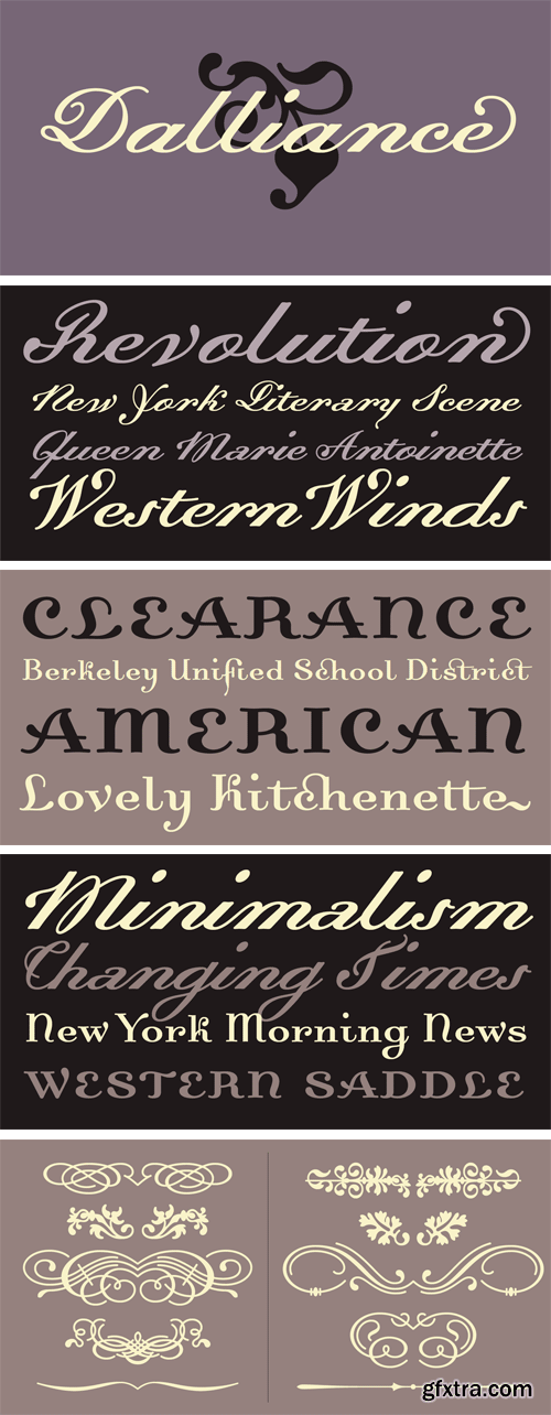 Dalliance Font Family