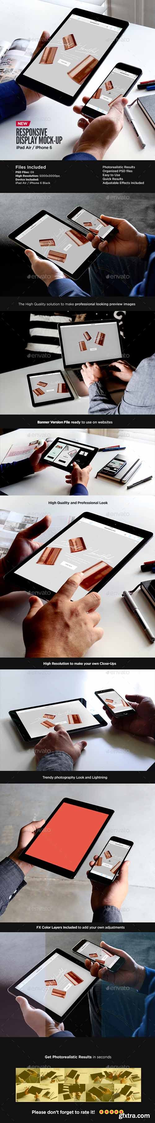 GR - iPad Air iPhone Responsive Display Web App Mock-Up 13711991