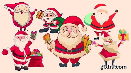 Videohive 42 Christmas Element Pack 18763066