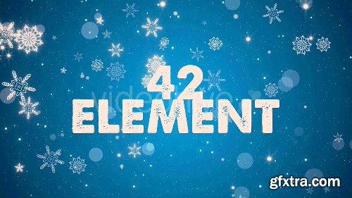 Videohive 42 Christmas Element Pack 18763066