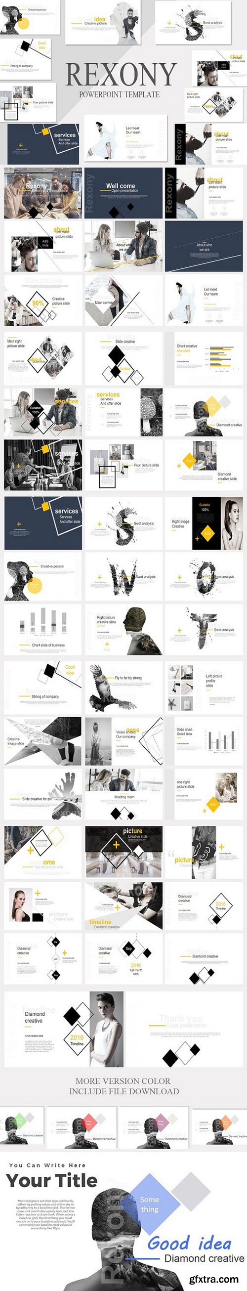 CM - Rexony Creative Powerpoint Template 920004