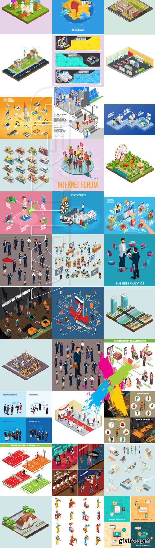 Isometric creative flat design vector 72