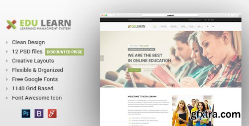 ThemeForest - EduLearn - Education, School & Courses PSD Template 17224087