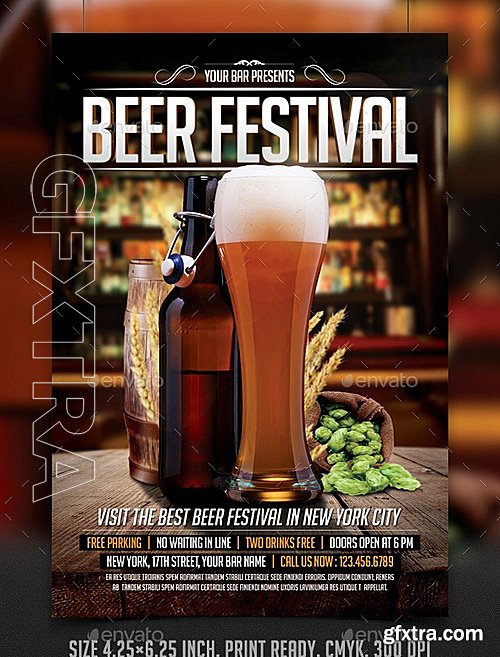 GraphicRiver - Beer Festival Flyer Template 9377676