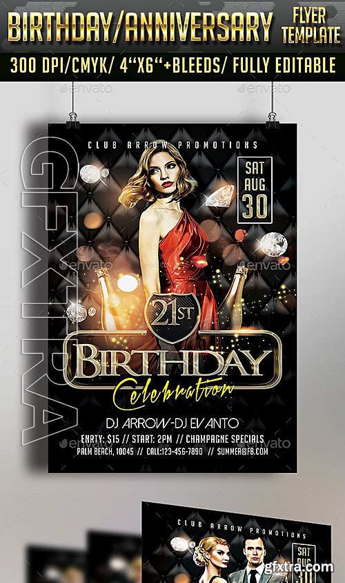 GraphicRiver - Birthday Celebration Flyer Template 11471380