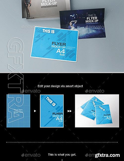 GraphicRiver - Flyer Mock-up v6 10958378