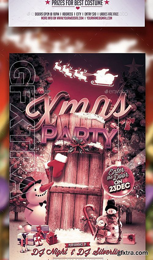 GraphicRiver - Xmas Party Flyer Template 9382276