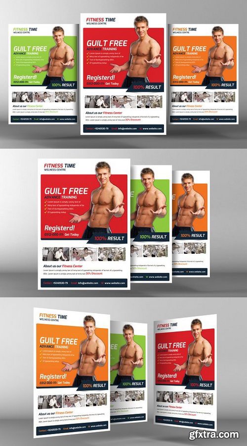 CM - Fitness Flyer Template 144140