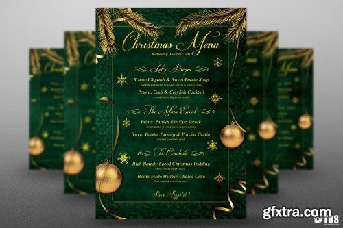 Graphicriver Christmas Menu Template V1 9207575