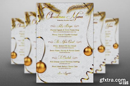 Graphicriver Christmas Menu Template V1 9207575