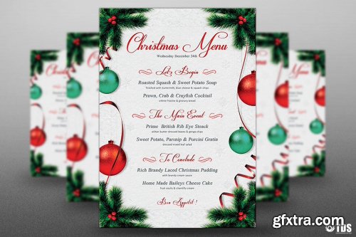 Graphicriver Christmas Menu Template V1 9207575