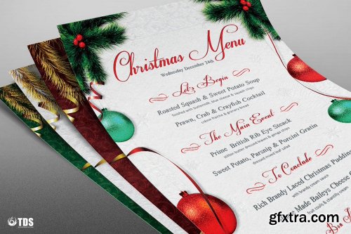 Graphicriver Christmas Menu Template V1 9207575