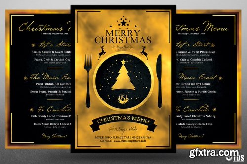 Graphicriver Christmas Menu Template V3 13212558