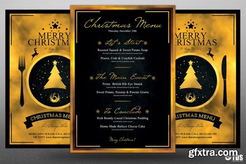 Graphicriver Christmas Menu Template V3 13212558