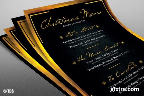 Graphicriver Christmas Menu Template V3 13212558