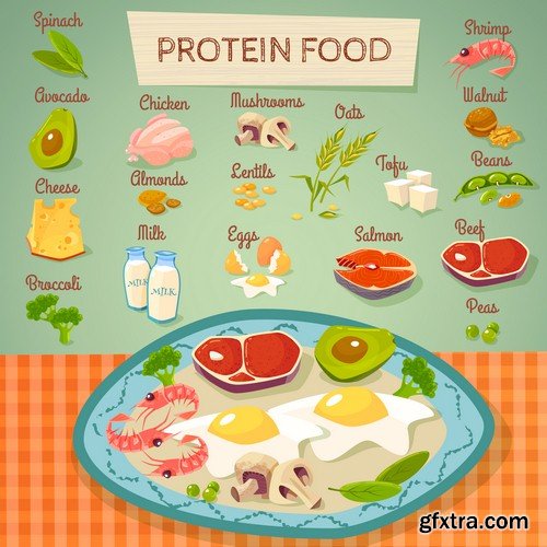 Protein food - 5 EPS