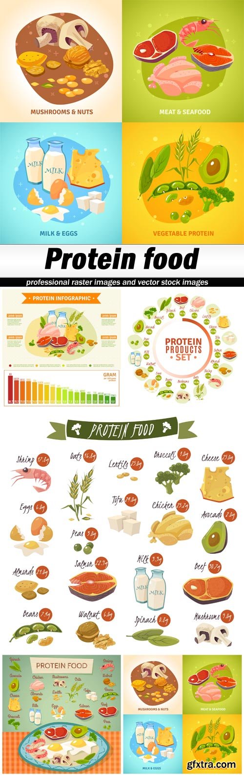 Protein food - 5 EPS