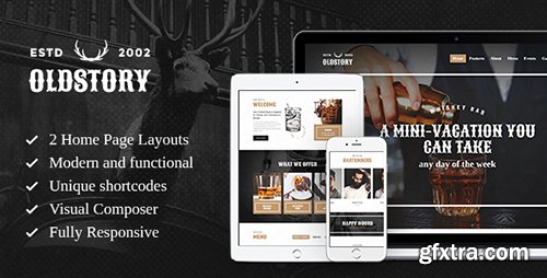 ThemeForest - OldStory v1.5 - Whisky Bar | Pub | Restaurant WP Theme - 15218043